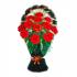Корзина ритуальная Полуваза бархатные розы