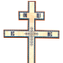 Крест сосна прямой "Акварель-1"