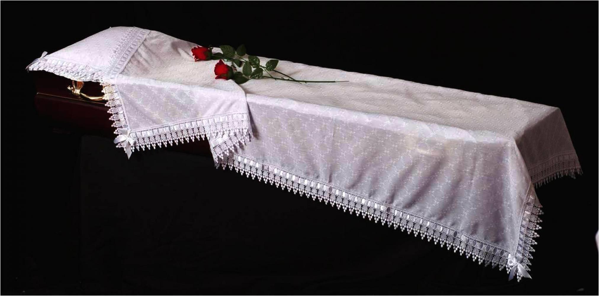 Какой платок на похороны. Ритуальные принадлежности. Покрывало для погребения. Принадлежности для похорон. Покрывала в гроб.