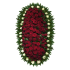 Венок из живых цветов  9